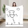 GANADIs Blanket Ultra-Soft Fleece Comfort Gift  Throw Blanket Rug Piece
