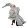 Boneca de Natal Figura do Papai Noel Decoração de Natal Estátua de Figura do Papai Noel para Festa de Ano Novo Exibição em Janela Mesa Casa