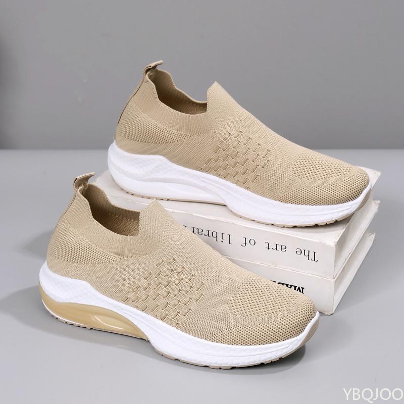 Trendy Sports Women's Shoes New Soft Sole Mesh Breathable Casual Versatile Comfortable Vulcanized Single Shoe Zapatos De Mujer