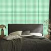 Mint and green fabric pattern wallpaper for living room and bedroom 50x1000