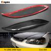 Carbon Fiber Headlights Eyebrow Eyelid Sticker for Honda Civic EK9 1996 1997 1998 Year Civic Eyebrows Eyelids 2pcs/set