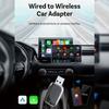 AI Mini Box 2-in-1 CarPlay Android Auto Adapter, Plug-and-Play Fit 99% Stock Car Head Units