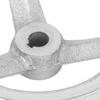 Runde Form Gusseisen Handrad Gusseisen Material Handrad mit Griff Für Drehmaschine