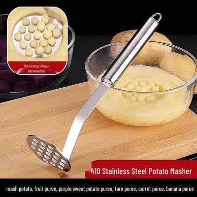 German-Made Stainless Steel Multifunctional Taro and Potato Masher