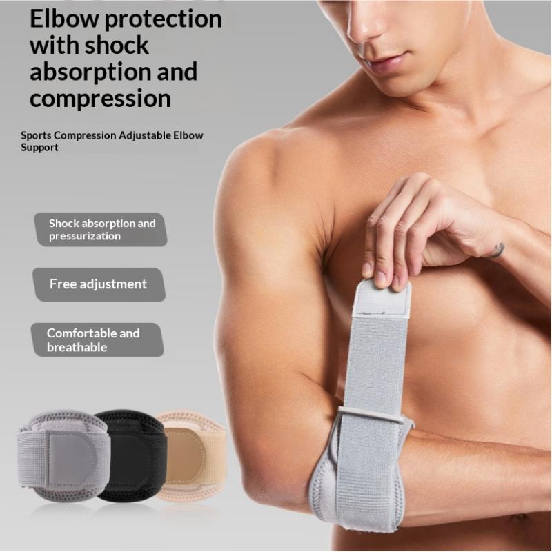1 pièce de coudières pour tendinite Tennis Golf Coude Avant-bras Sangle de Support et Bandes avec Coussinet de Compression Support de Coude Soulager la Douleur