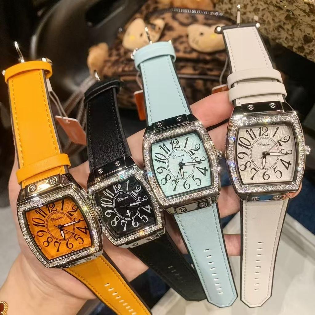 Cask Type Women'S Watch Large Dial Watch Women'S Digital Scale Trade