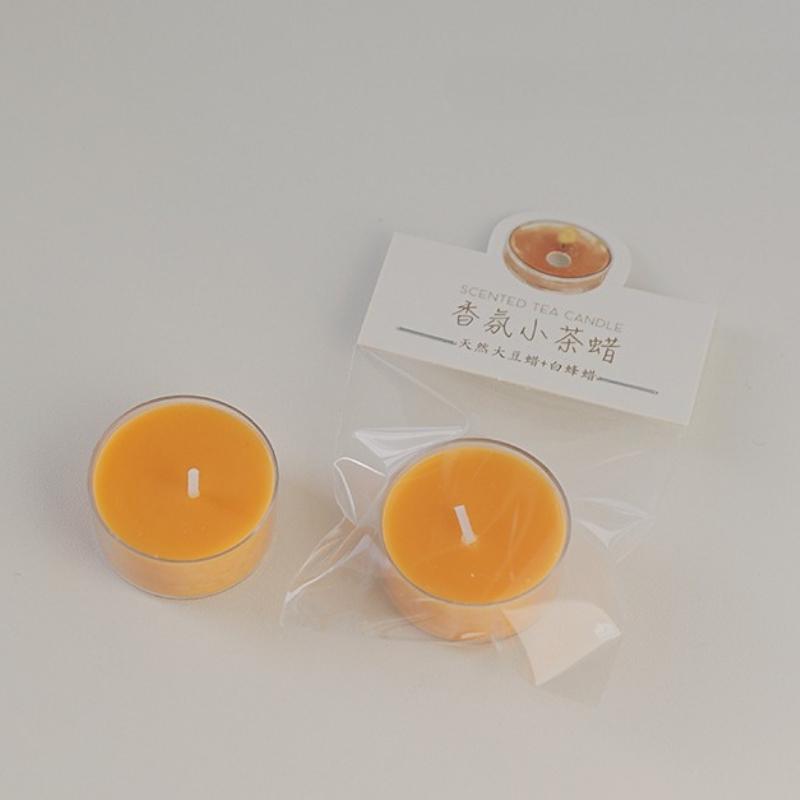 Handmade Tea Wax, Fig Rose White Peach Oolong Scented Candle, Natural Plants Essence Aromatic Sleep Aid Glass Bottle Candle 1Pcs