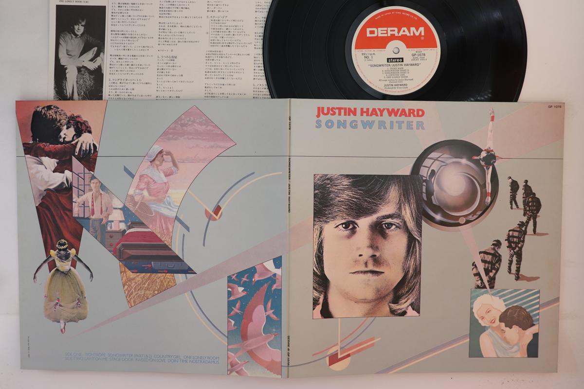 

LP Record JUSTIN HAYWARD - Songwriter GP1078 DERAM 1977 Japan Rock Used