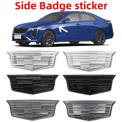 Car Fender Side ABS Sticker Rear Trunk Emblem Decals for ATS BLS CT4 CT5 CTS SLS SRX XT6 XTS Escalade Deville DTS