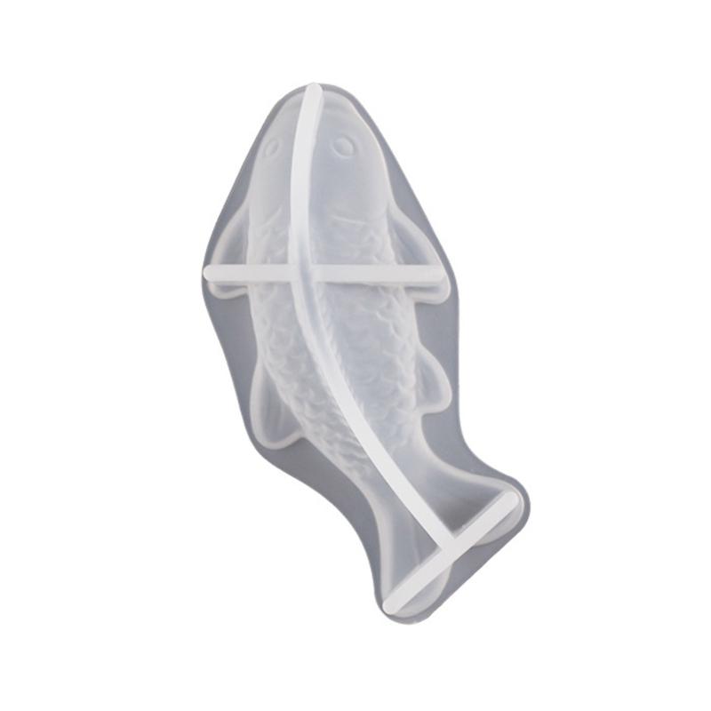 Cute Goldfish Candle Silicone Mold Durable Cartoon Animal Scented Candle Fish Mold Gypsum Ornaments Mold DIY Plaster