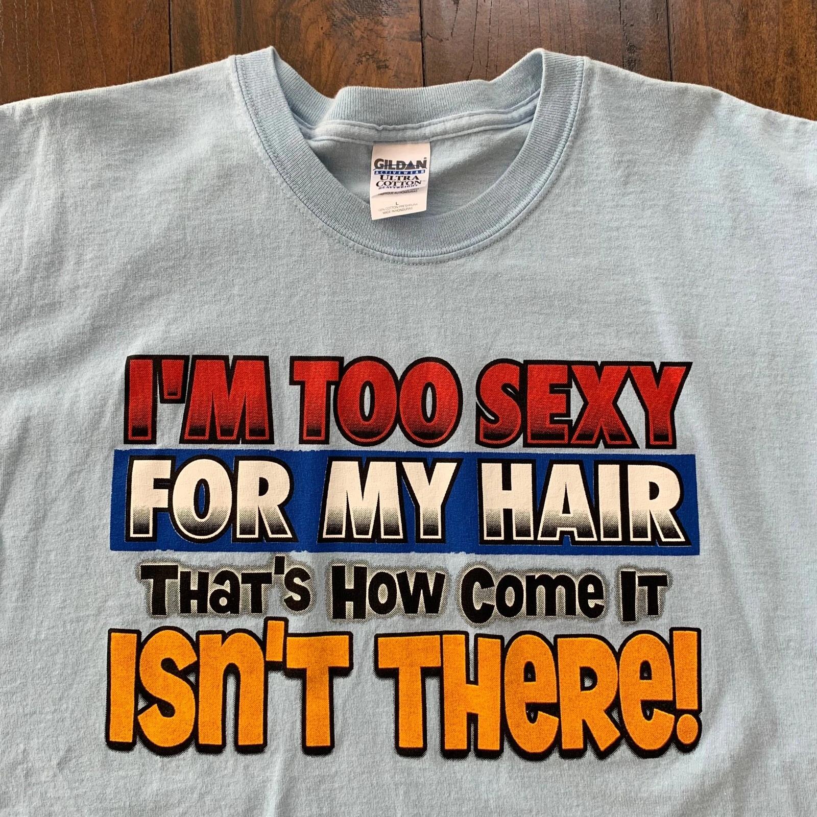 Bald Joke Funny Vintage T Shirt Hair Not There Humor Adult Party Gift Laugh Rap S