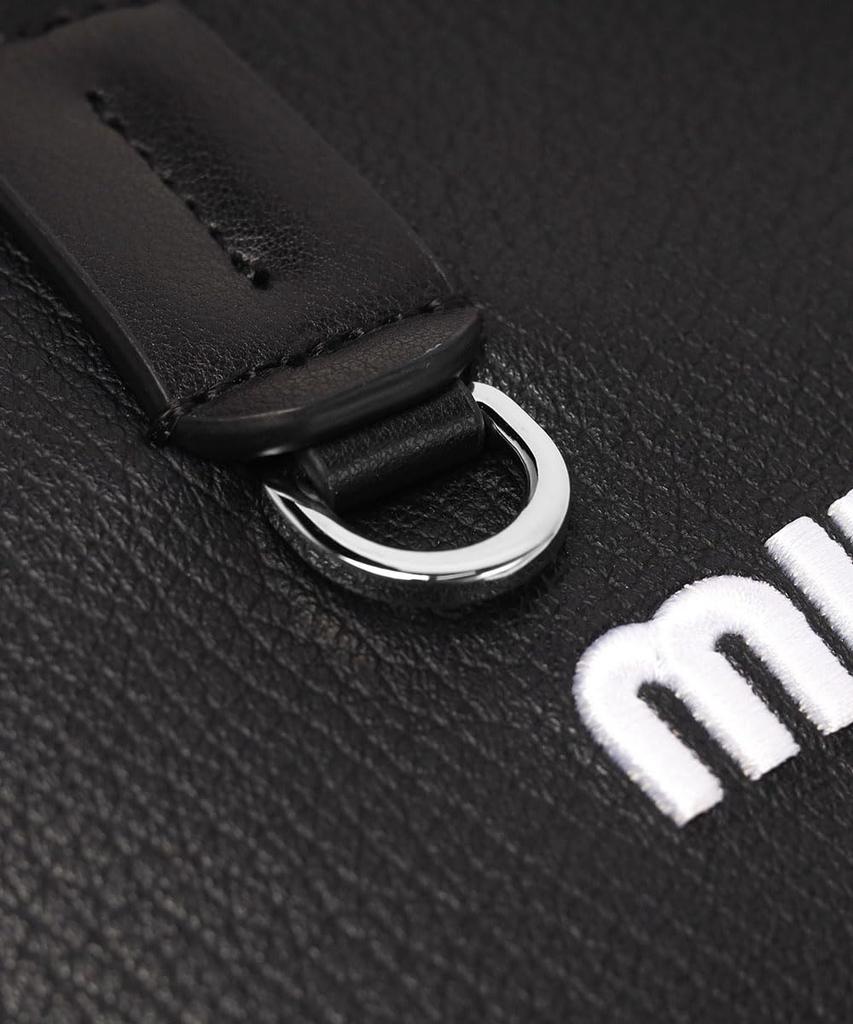 Mila Milan Pouprie Shoulder Bag with Handle [Mila Milan] Men's No.248512 (Black)