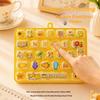 26 Grid Keycap Clicker Anti Stress Fidget Keychain Decompression Button Cartoon Party Favor Gift