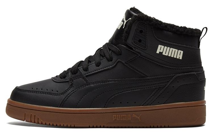 Puma Rebound Joy Fur - Black Gum 36