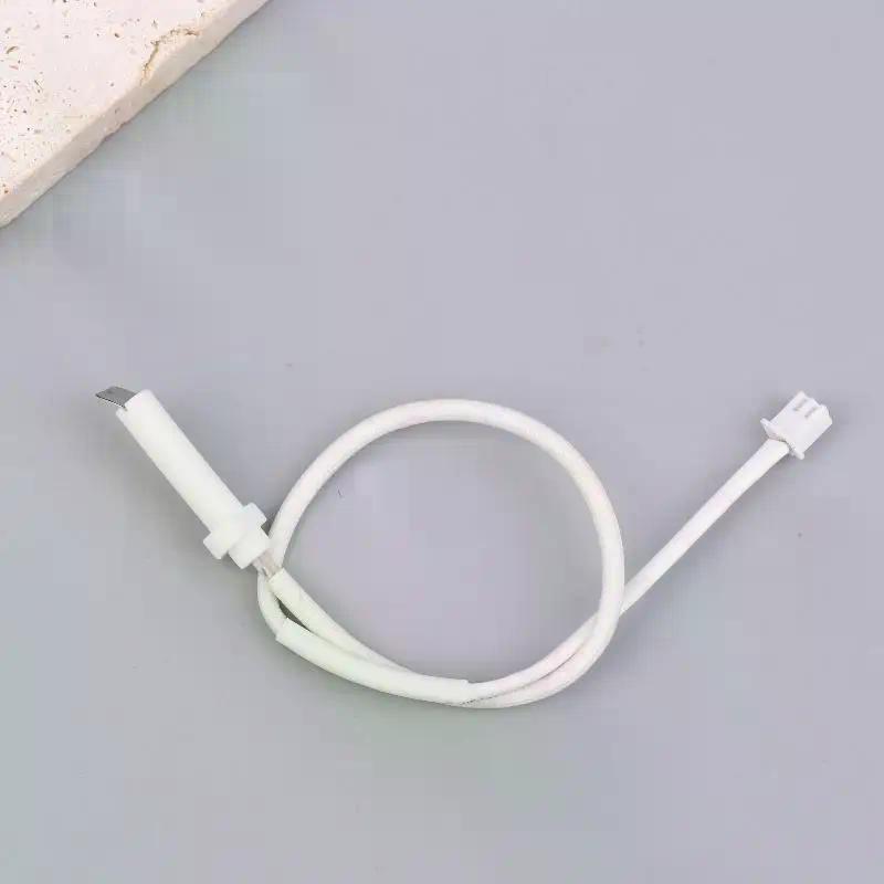 Electric Ceramic Furnace Temperature Sensing Wire Electrode Spark Plug With Wire Ignition For Gas Cooker