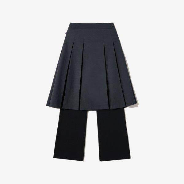 

Fila Women Track Pants Layered Skirt BLACKCHARCOAL GRAY/W75(WS)