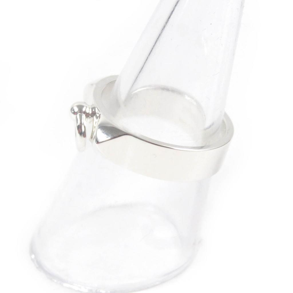 Pristine HERMES Ring Corey de Cyan Purchased in 2025 Silver AG925 Women Used