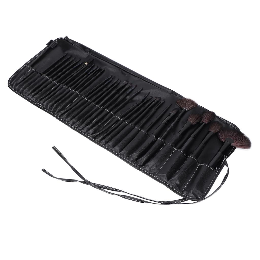 32pcs Complete Makeup Brush Set Face Powder Brush Eyeshadow Brush Beauty Tool Black