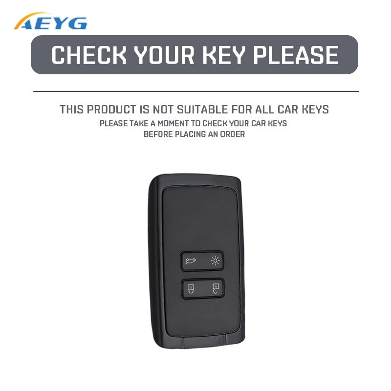 Abs Car Key Case Shell Cover Fob For Renault Koleos Kadjar Captur Megane Talisman Espace Clio Zoe Scenic 4 Arkana Dacia Sandero