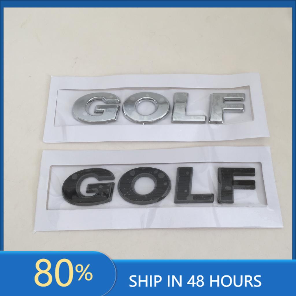 BSJ1 For VOLKSWAGEN VW GTI 1pcs 3D ABS for GOLF Car Letter Rear Trunk Bumper Emblem Sticker Badge Decal styling auto Accessories in2