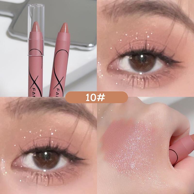 Eye Shadow Lying Silkworm Pen Glitter Matte Pearlescent Highlighter Stick Waterproof Long-Lasting Brightening Eyes Corner
