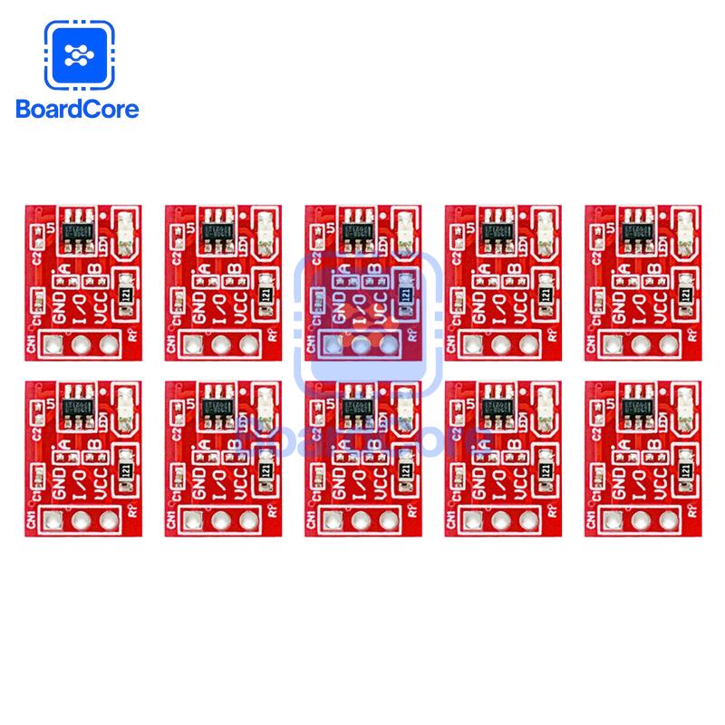 10-30PCS TTP223 Touch Button Module Single Channel Self Locking Touch Switch Sensor 2.5-5.5V Capacitor Type Switches for Arduino