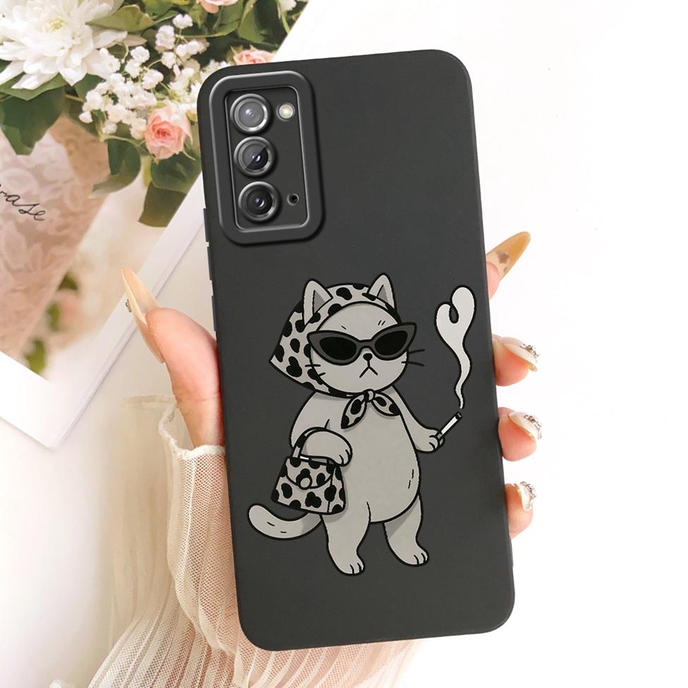 For Samsung Note 20 5G Case Fashion Cartoon Cute Funny Painted Silicone Phone Casing For Samsung Galaxy Note20 5G SM-N981B Cover