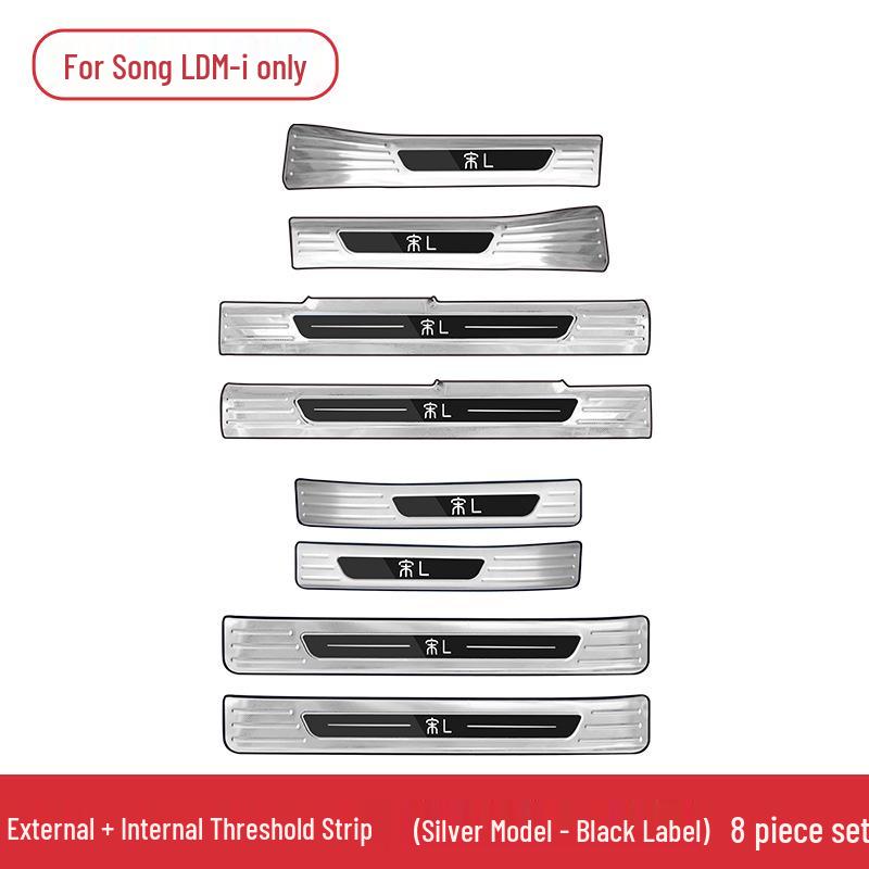 BYD Song L DMi Stainless Steel Door Sill & Trunk Protector Accessories