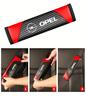 2pieces of genuine leather carbon fiber car seat belts and car accessoriesFor Opel Insignia Astra Antara Meriva Zafira H G Corsa