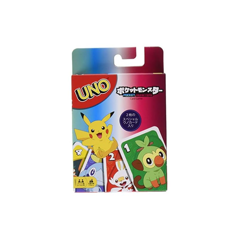Mattel Game UNO Pokémon Card Game Party Game 2-10 Players Ages 7+ Pokémon GNH17