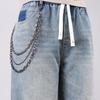 European & American Hip Hop Multi-Layer Gun Black Metal Waist & Pant Chain