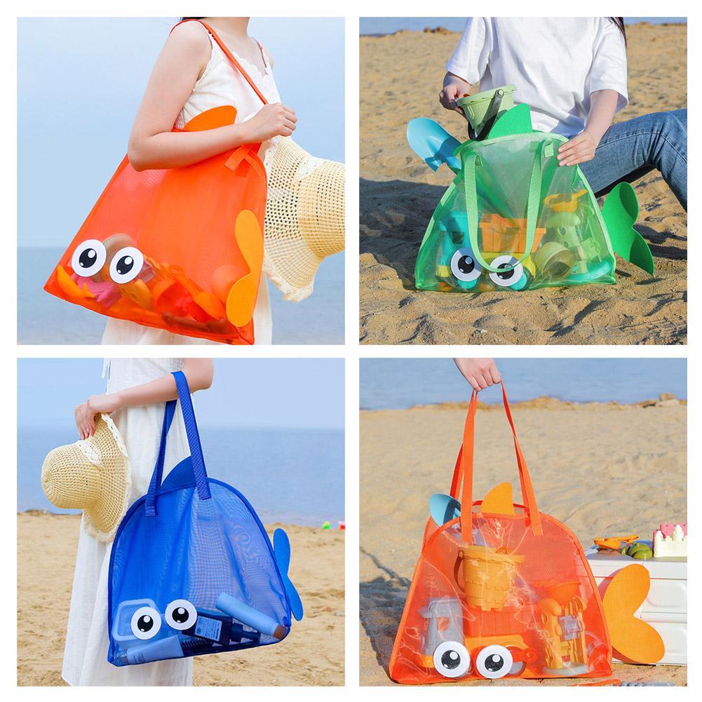 Summer New Travel Beach Bag Children's Cartoon Toy Storage Bag Swimsuit Storage Bag Big Eye Handheld Toiletry Bag