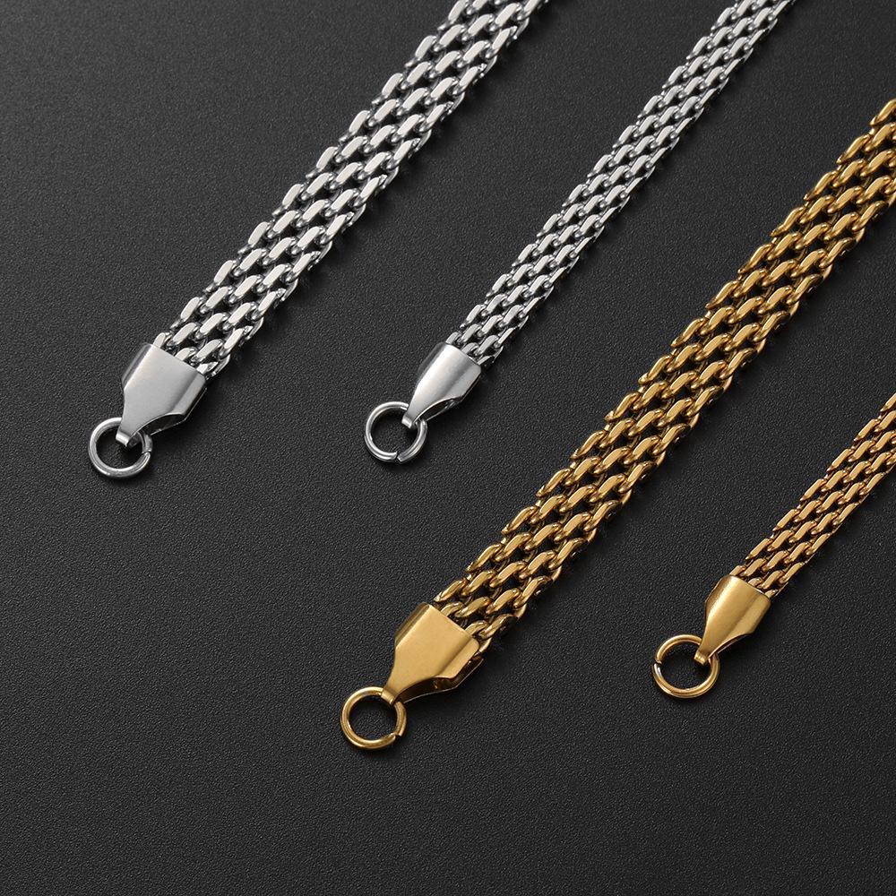 European & American Titanium Steel Mesh Necklace - Contemporary Fashion Trend