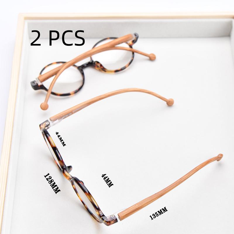 2 STÜCK Anzug Schildpattrahmen Alterssichtige Lesebrillen Anti Blaulicht Computer Weitsicht Brillen Brillen