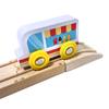 Wooden Small Train Starting Track Assembly Childrens Kit Magnetic Train Accessories Multi-Style Track Boys Toy Gift S24