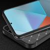For Xiaomi Redmi Note 13 4G Case Carbon Fiber Texture Soft TPU Cover