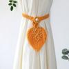 Of Bohemian-Style Curtain Straps, Hand-Woven Colorful Leaf Curtain Decorative Buckles, Curtain Binding Ropes, Home Soft Decoration Hanging Ornaments
