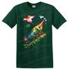 Grasshopper T Shirt Colorful Tropical Insect Botanical Nature Art Graphic Tee