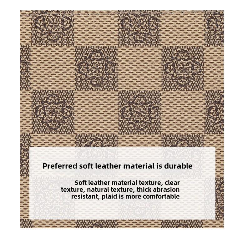 2022 Women's Checkerboard Print Clutch: Retro Large Capacity Wallet with Double Zipper for Phones