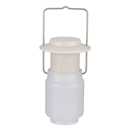 Snow Peak HOME & CAMP Lantern, Ivory, ES-080-IV, Battery-Operated, White, for Outdoor Camping