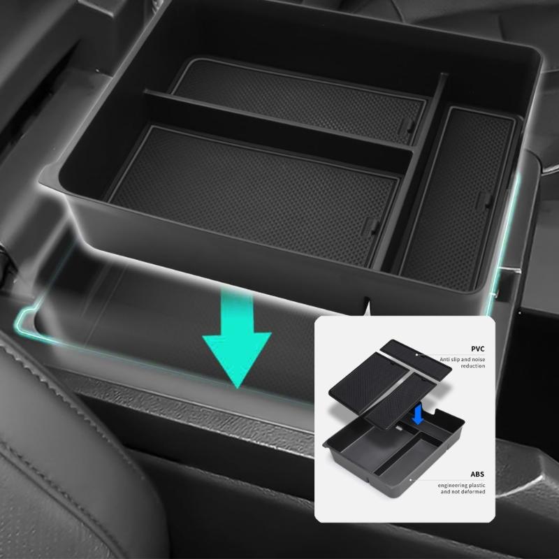 Perfect Easy Installation No Tools ABS Storage Box for 2023 2026 Vehicle Center Consoles to Keep Items Organized