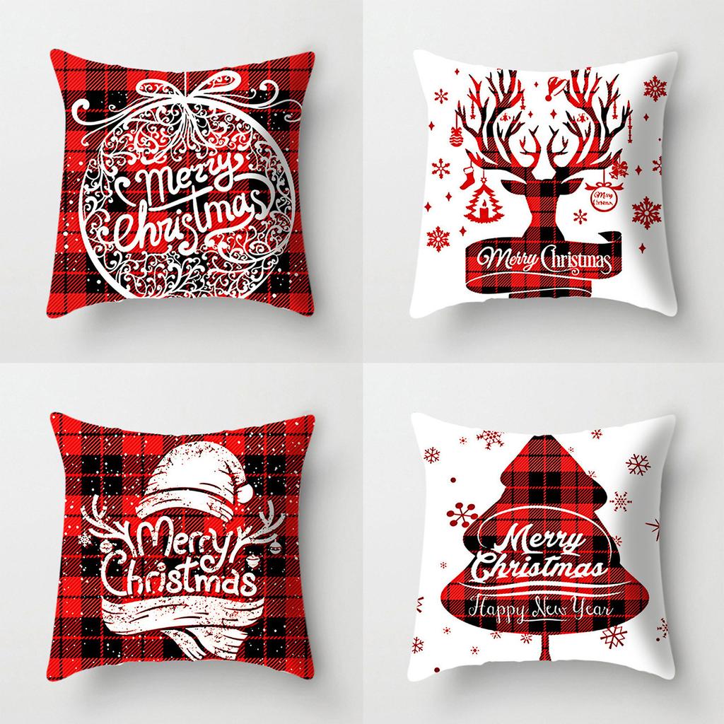 45cm Christmas Four Piece Pillowcase Set  Christmas Decoration Home Decoration 2024 Christmas Decoration
