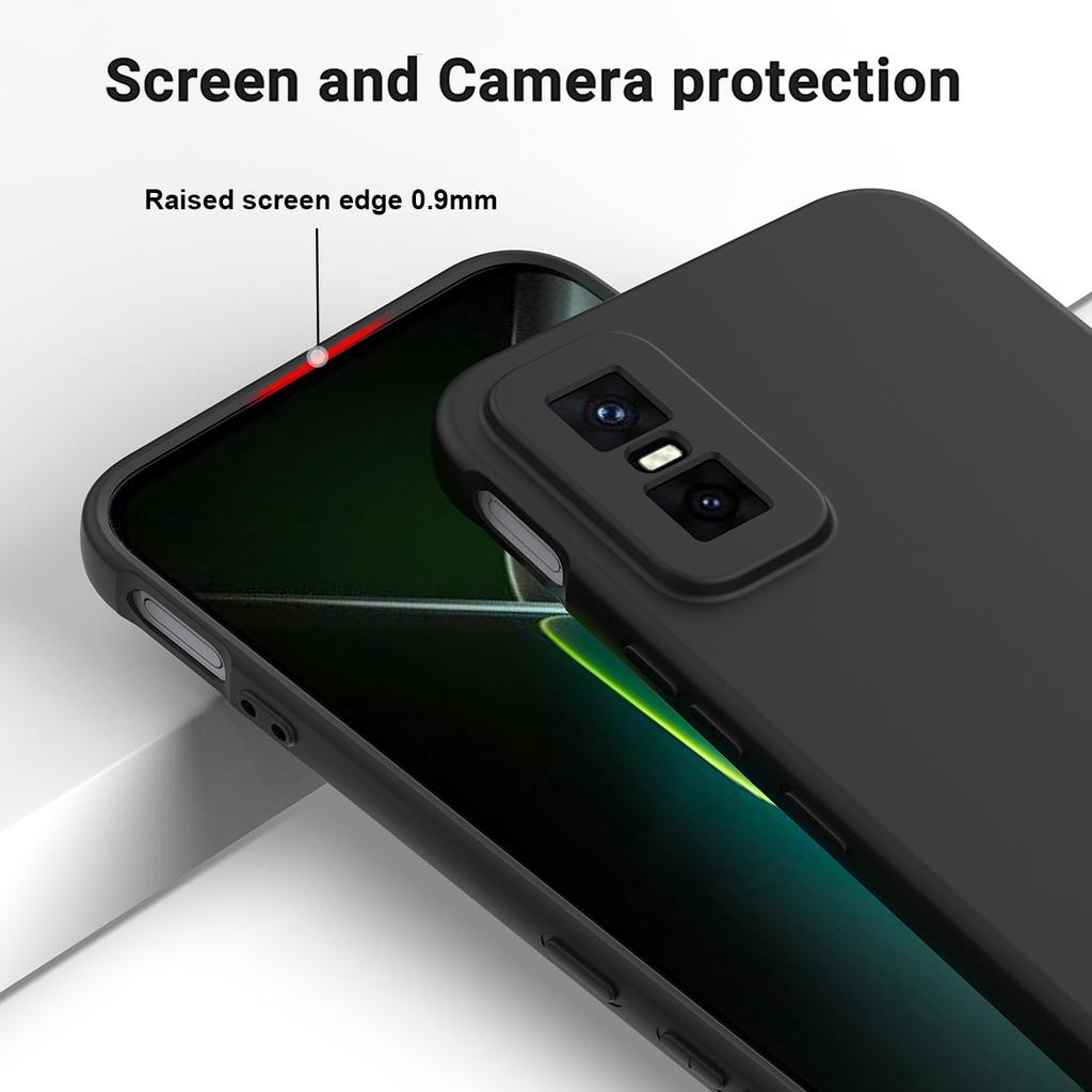 For Infinix GT 30 Pro 5G Liquid Silicone Case Phone Back Cover with Hand Strap