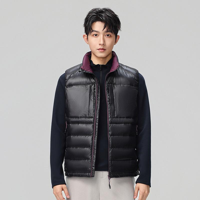 

Пуховик Мужской Модная Одежда Куртка Мужское Теплое и Холодостойкое Пальто L чёрный