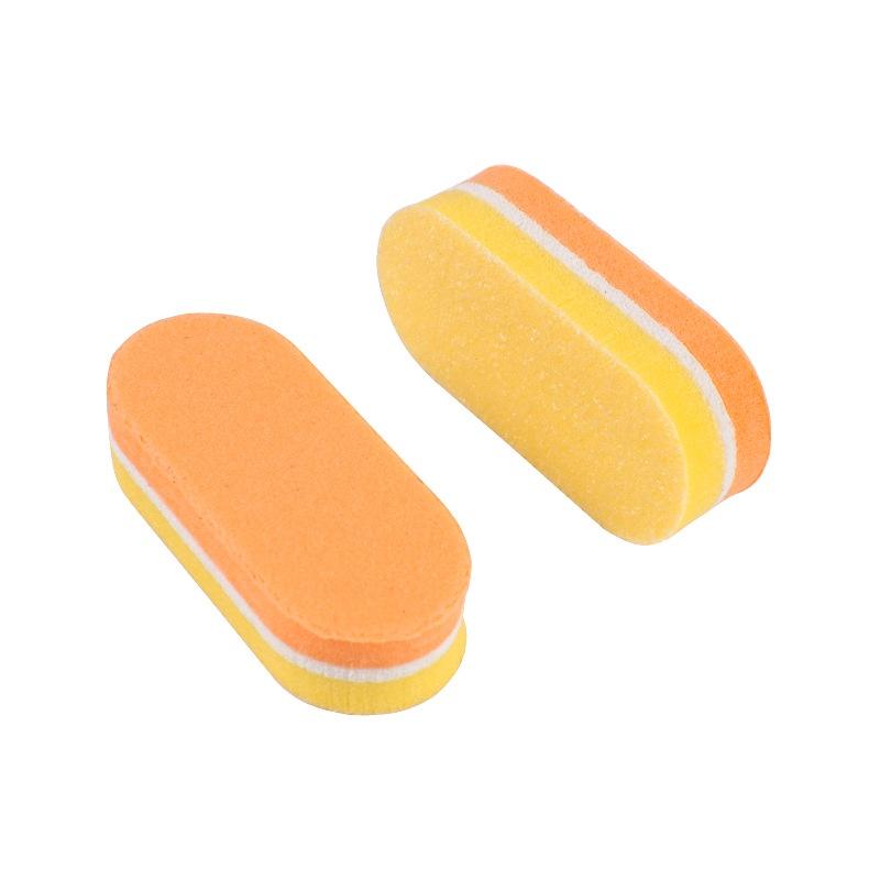40 Pcs Double Color Mini Sponge Nail Files Buffer Block Buffing Sanding Nails File Pedicure Manicure Tools