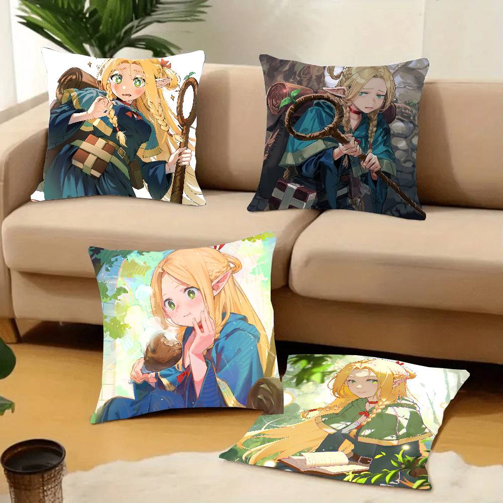 Anime M-Marcille Donato Kissenbezug Sofa Dekoration Zuhause Beidseitiger Druck Kurzer Plüsch Kissen Kissenbezug Weihnachtsgeschenk