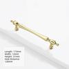 Luxury Zinc Alloy Cabinet Door Handle Long Handle Golden Finish Vintage Cabinet Pull Drawer Knob Wardrobe Door