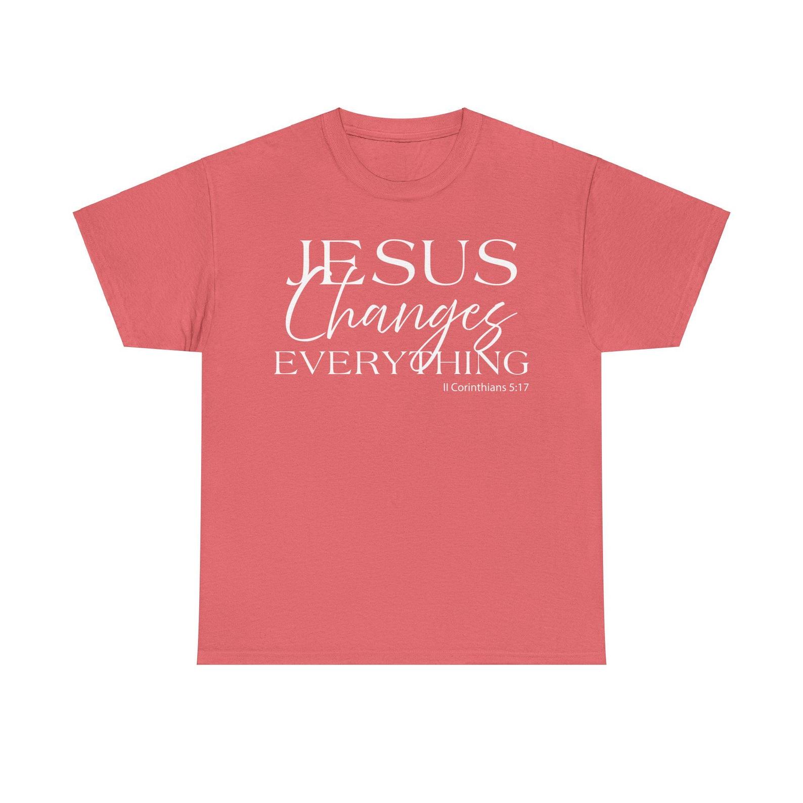 Jesus Changes Everything Gildan Unisex Heavy Cotton Tee 140