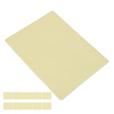 10pcs Blank Tattoo Practice Skin Silicone Tattoo Practice Skin Eyebrow Tattoos Practice Sheet for Beginners Experienced Artists