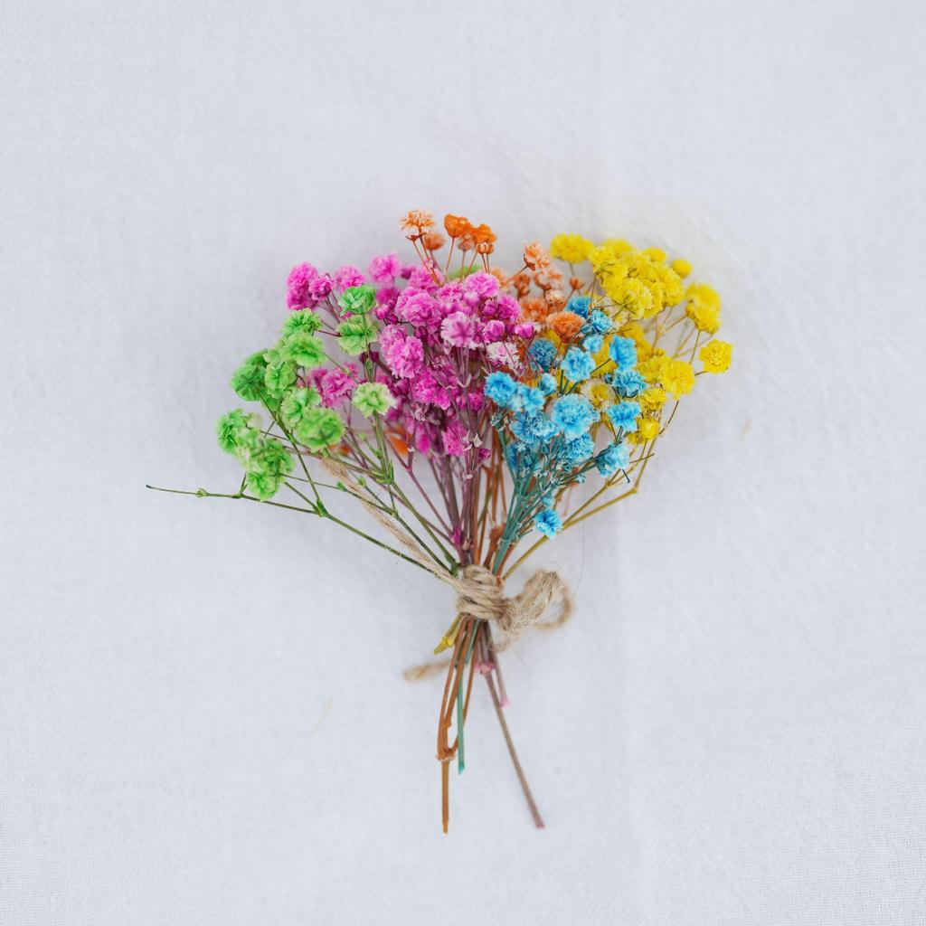 Mini Dried Flower Bouquet for DIY Decoration and Gift Accessories